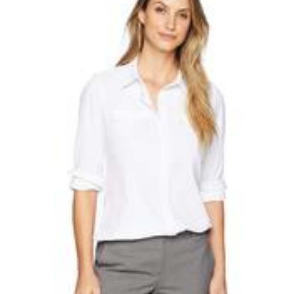 White Button Down top